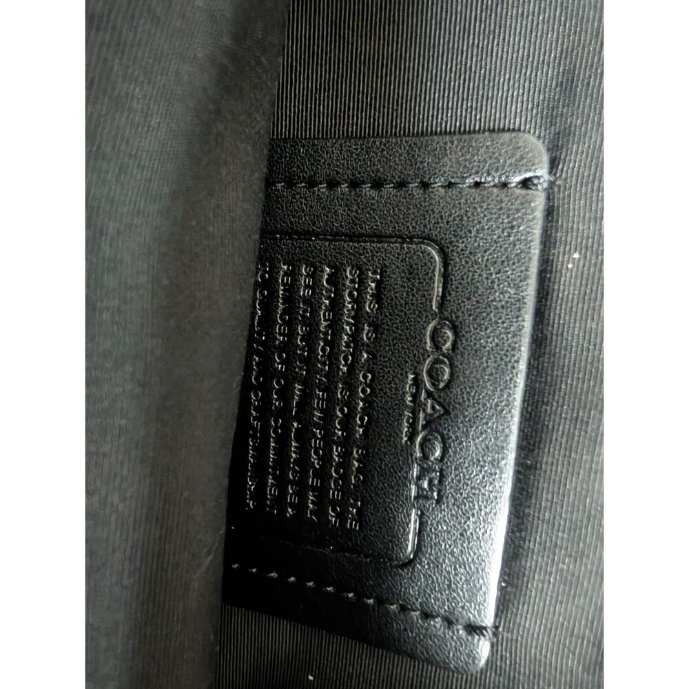 Coach Dark Teal Perforated Leather Belt Bag - Picture 3 of 9
